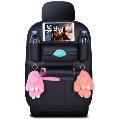 Leder Autositz Zurück-Aufbewahrungstasche, Universal Auto Rücksitz Organizer, Hängetaschen kindersitz Multifunktions aufbewahrungsbox