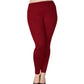 Frauen plus Größe Modal nahtlose hohe Taille Leggings in voller Länge dehnbar