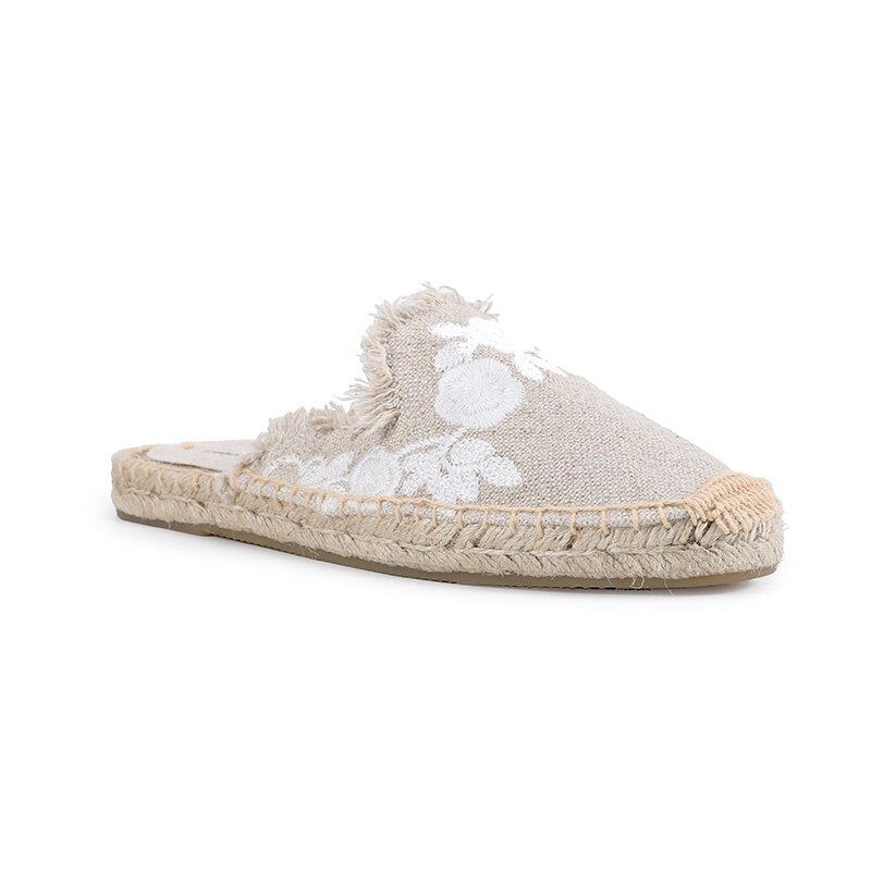 2023 Neue Hausschuhe Pantufas aus Baumwollgewebe