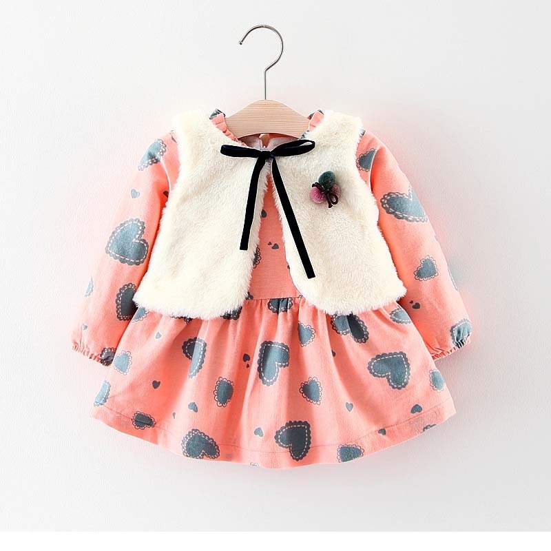 Herbst/ Winter Humor Bär Baby Mädchen-Kleidung