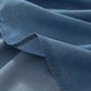 Ethnische Stickerei Denim Kleider für Frauen, Handgelenk Hülse O-ansatz Casual Hemd Kleid für den Frühling