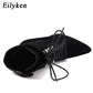 Eilyken Neue Punk Frauen Ankle Stiefel, High Heel Schwarz, Chelsea Booties Pumps