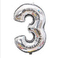 Gold-Silber-Metall-Latexballons 18, 30, 40, 50, 60, 70 Jahre Zahl, Alles Gute zum Geburtstag Jubiläum Partydekoration Erwachsener Folienballon Geschenk