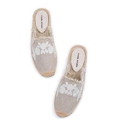 2023 Neue Hausschuhe Pantufas aus Baumwollgewebe