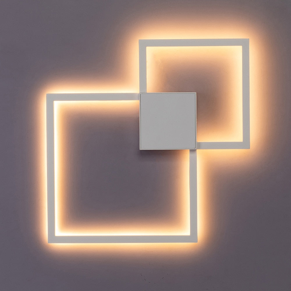 Zerouno LED-Wandleuchte, dekorative moderne DIY-Deckenleuchten für den Innenbereich, für Zuhause, Hintergrund, TV, Wandleuchten, Lounge, Wohnzimmer, Schlafzimmer