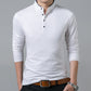 T-Shirts Langes Hemd mit Stehkragen
