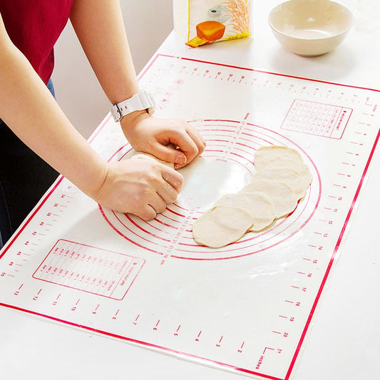 Antihaft-Silikon-Backmatte, Pizza-Teigmaschine, Kneten, Ausrollen, Teigunterlage, Backformen, Kneten