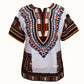 2023 neue Mode Design afrikanischen traditionellen Druck 100% Baumwolle, Dashiki T-Shirt für Herren