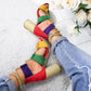 Frauen Pumps Sandalen Für Party, Hochzeit mit dicken Absätzen