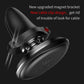 Baseus Magnetischer Autotelefonhalter mit 360° Rotation, Handyhalter-Ständer mit Kabelclip im Auto