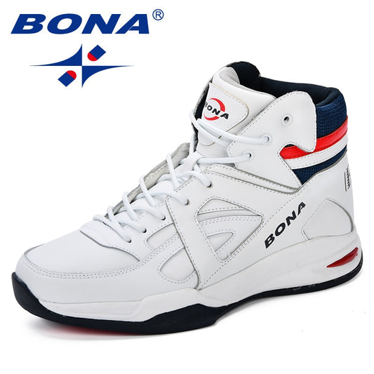 BONA  Herren Basketballschuhe, Outdoor Cow Split Herrenschuhe