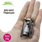 BRS Outdoor Gasherd Camping Gasbrenner, Tragbarer Mini-Titanofen, Überlebensofen Gaskocher BRS-3000T
