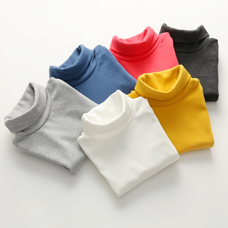 Rollkragen T-Shirt für Mädchen & Junge