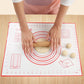 Antihaft-Silikon-Backmatte, Pizza-Teigmaschine, Kneten, Ausrollen, Teigunterlage, Backformen, Kneten