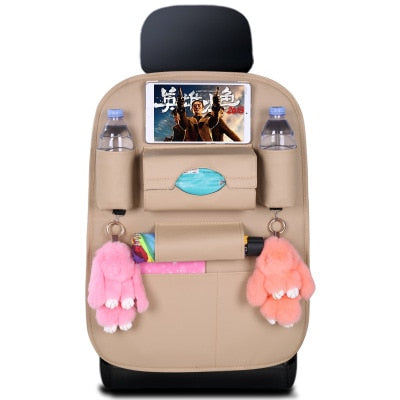 Leder Autositz Zurück-Aufbewahrungstasche, Universal Auto Rücksitz Organizer, Hängetaschen kindersitz Multifunktions aufbewahrungsbox