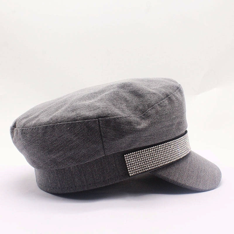 Baumwollhut frühling / winter mode für Frauen, britischer stil warme retro Zeitungsjungenmützen militärische achteckige kappe
