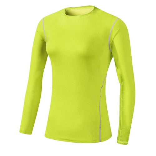 15% Elasthan Add Wool Damen-Fitness T-Shirt, Langarm  Workout Bluse