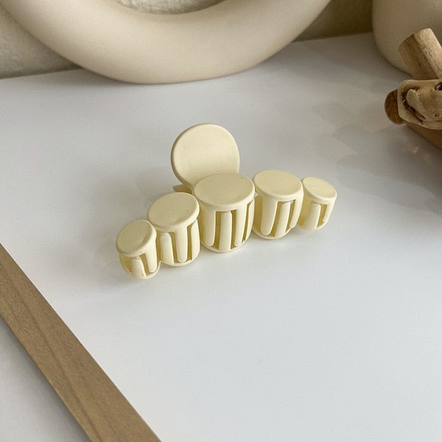 1pcs Koreanisch Kaffee Schwarz Großes Haar Krallen, Acryl Haarnadeln Barrette, Krabbe Haarspangen für Frauen & Mädchen