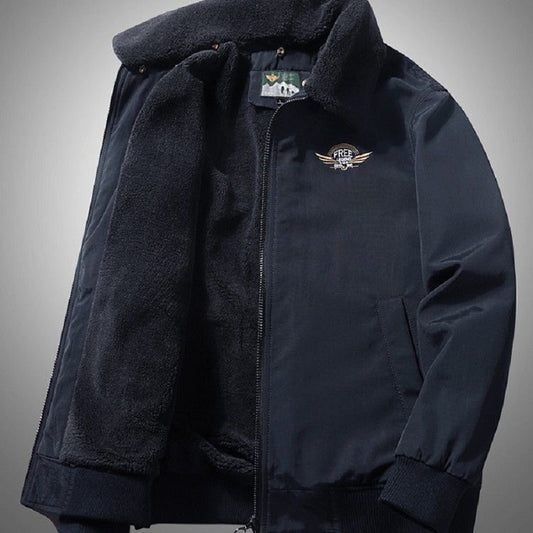 Herren Zipper Mantel Männer, 2023 hohe Qualität Herbst Winter Jacke