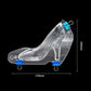 Größe 3D High Heel Schuh Schokoladenform mit 3 Clips, Kandiszuckerpaste Form für Kuchen