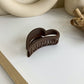 1pcs Koreanisch Kaffee Schwarz Großes Haar Krallen, Acryl Haarnadeln Barrette, Krabbe Haarspangen für Frauen & Mädchen