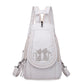Hochwertiger Rücksack für Frauen, 2023 New White Freizeit-Tasche für Mädchen im Teenageralter