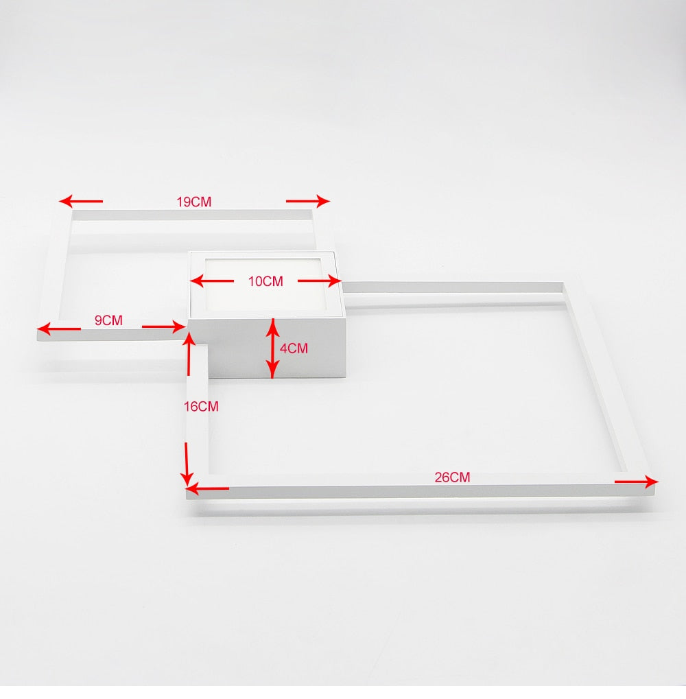 Zerouno LED-Wandleuchte, dekorative moderne DIY-Deckenleuchten für den Innenbereich, für Zuhause, Hintergrund, TV, Wandleuchten, Lounge, Wohnzimmer, Schlafzimmer