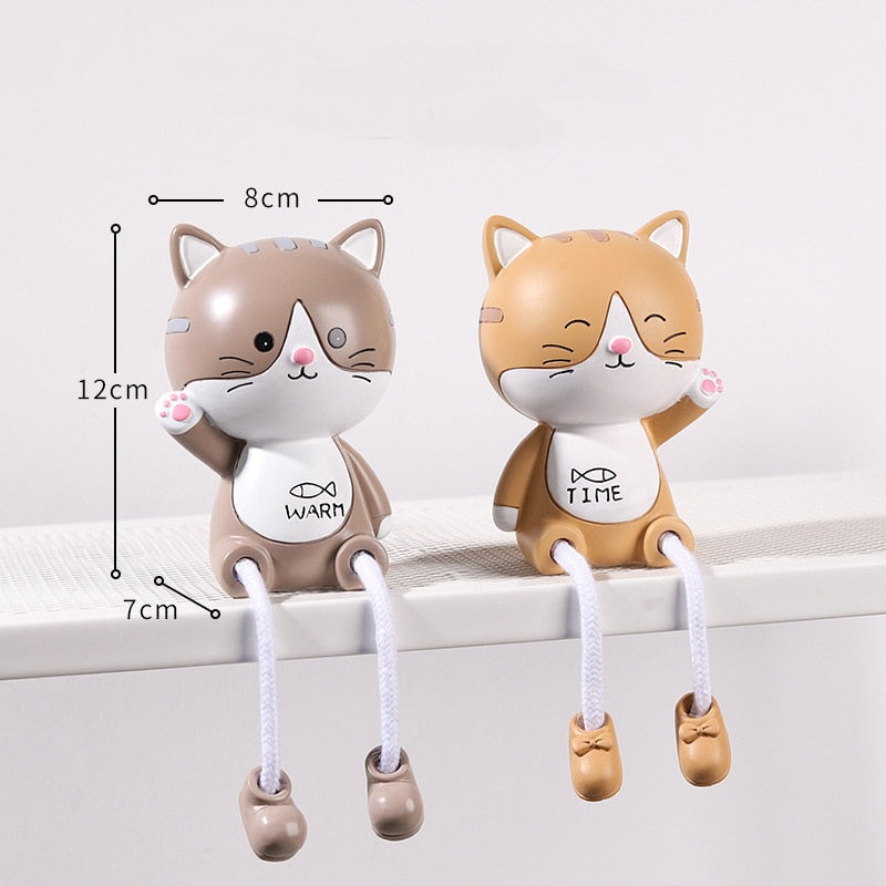 2PCS Nordic Puppe für Wohnzimmer Dekoration Kinderzimmer Dekoration Harz Puppe Hase Figur, Handwerk für Kinder Kinderzimmer Dekoration