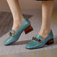 Concise Frauen High Heels Schuhe Echtes Leder Runde Zehe Schuhe für Frauen, Echtes Leder 2022