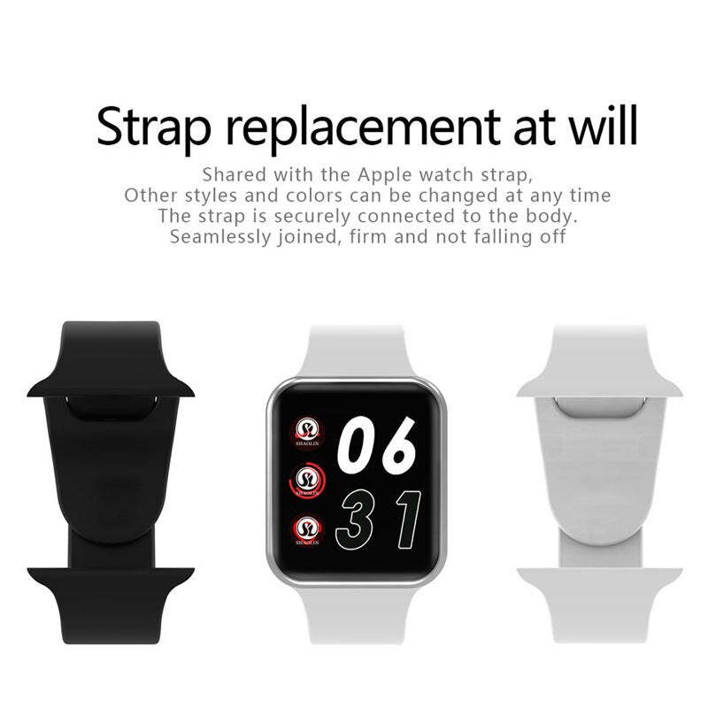 Eine Smartwatch Series 4 Bluetooth Smart Watch Men mit Telefonanruf-Fernkamera für IOS Apple iPhone Android Samsung HUAWEI
