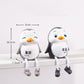 2PCS Nordic Puppe für Wohnzimmer Dekoration Kinderzimmer Dekoration Harz Puppe Hase Figur, Handwerk für Kinder Kinderzimmer Dekoration
