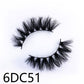 20 mm 3D echte Nerzwimpern, 6DC-Serie Wimpern, 18 mm bis 22 mm Länge