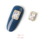 HNUIX 2Pieces 3D Metal Nail art Jewelry Japanese Nail Decorations Top Quality Crystal Manicure Zircon Diamond Charms Pendants