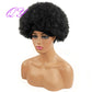 Hair Big Afro Kinky Curly Stirnband Perücken für Frauen Synthetisches Haar Perücken Turban Wrap Hair Style