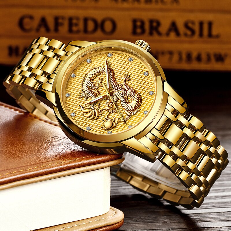 LIGE Women Watches Women Fashion Watch 2022 Classic Ladies Watch Luxury Brand Diamond Quartz Gold Wrist Watch Gift For Women+Box