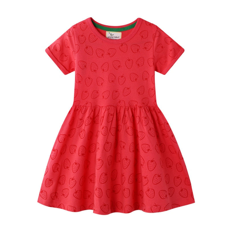 Wassermelone Kinderkleidung, Tutukleid für  Mädchen, Sommer-Mädchenkleidung