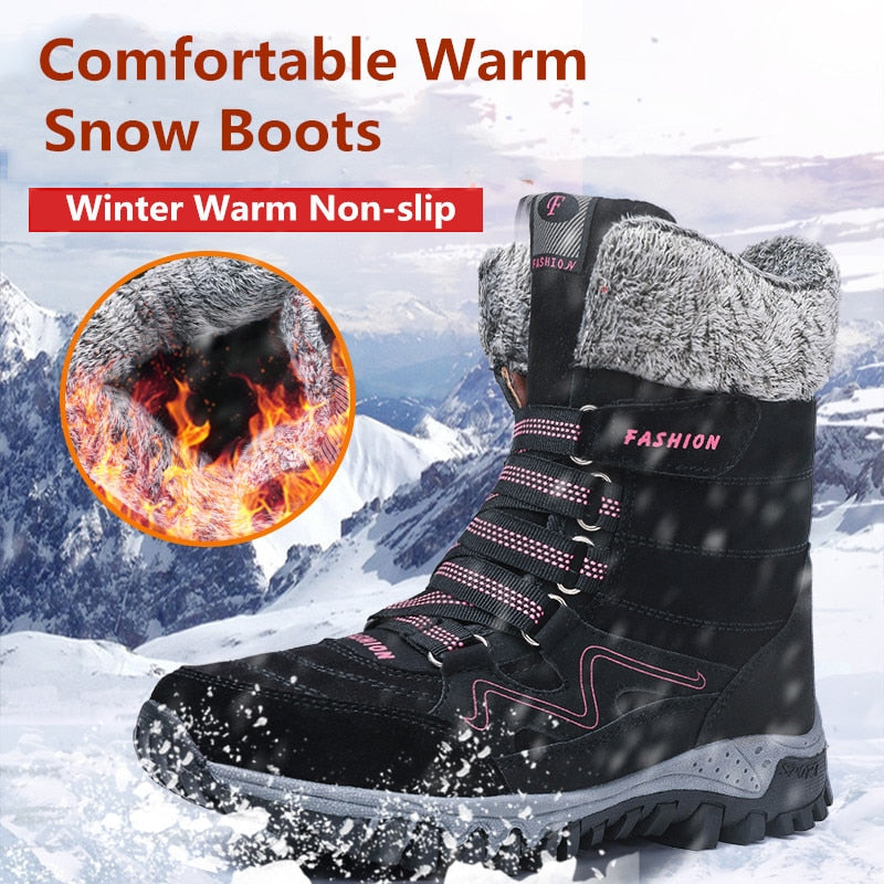 2022 Marke Neue Mode Damen Schneestiefel und Wasserdicht, Herbst /Winter