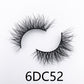20 mm 3D echte Nerzwimpern, 6DC-Serie Wimpern, 18 mm bis 22 mm Länge