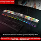 Tragbares Drahtloses Spiel Soundbar, USB 3D Stereo Subwoofer AUX FM Haus Digitaler mit Lautsprecher Tastatur Abkürzung für PC, Laptop,Tablets,Desktop,Handy
