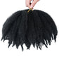 Black Star Hair Afro Synthetic Crochet Marley Braids Haarverlängerungen für schwarze Frauen Kanekalons Kinky Twist Braiding Hairs