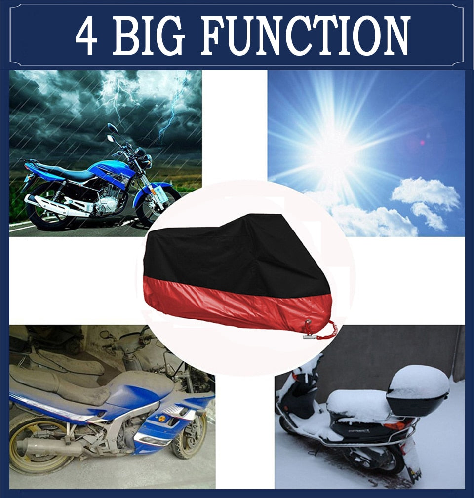 Universal Outdoor Motorradabdeckung, UV Protector Scooter für jedes Wetter