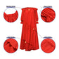 Holiday Langarm Sommerkleid  mit unregelmäßigem Saum Bohemian Robe
