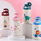 400ML Kinder Thermoskanne Wasserflasche Kinder Thermosbecher Baby Entenschnabel Strohhalm 316 Edelstahl Vakuumflaschen Tumbler Thermobecher
