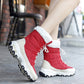 Marke Winter Frauen Schneestiefel Hohe Qualität und Wasserdicht