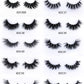 20 mm 3D echte Nerzwimpern, 6DC-Serie Wimpern, 18 mm bis 22 mm Länge