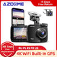 AZDOME GS63H Nachtsichtkamera, Dash Cam Dual Lens 4K UHD, Aufnahme der gefahrenen Strecke beim Autofahren