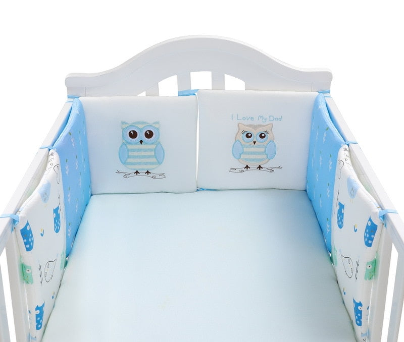 6 Stück/Set Kinderbett Nestchen Baby Kopfschutz in der Krippe, Babybett Schutz