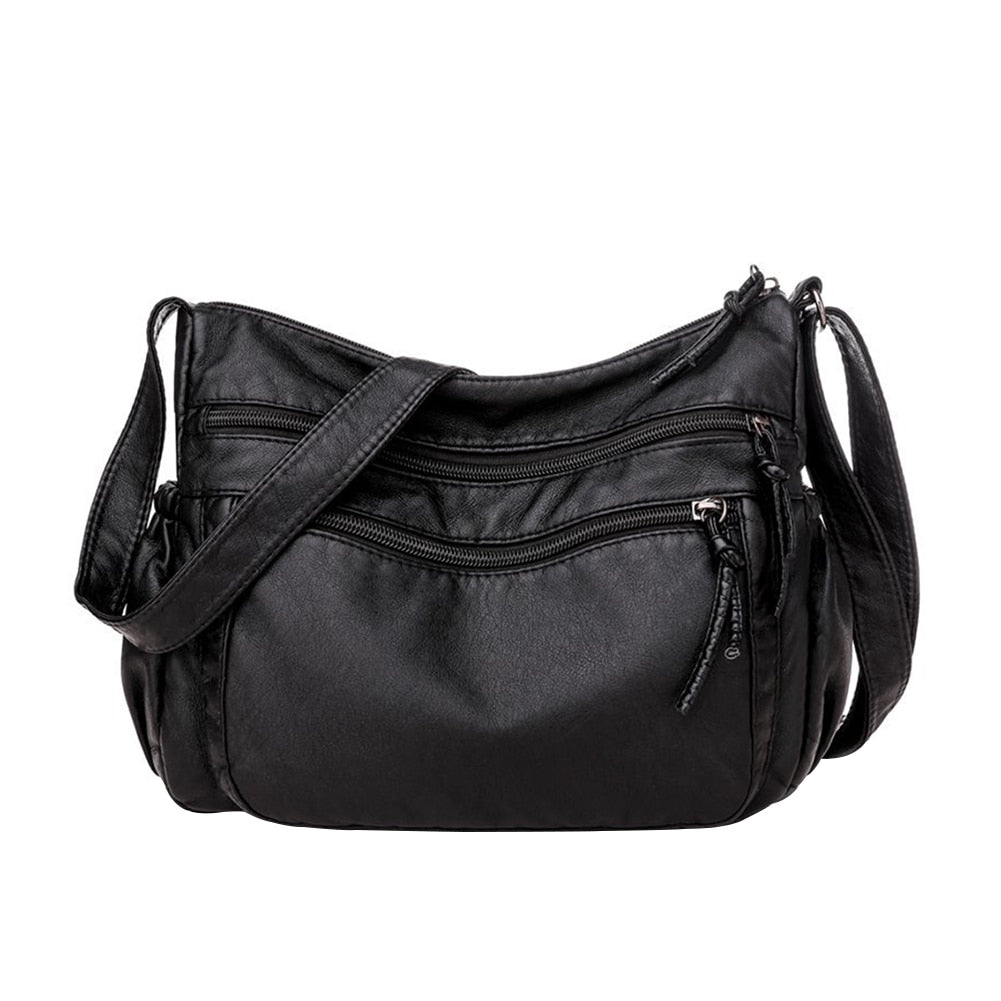 Beliebte einfache weibliche Umhängetasche, Mode Multi-Pocket Umhängetasche