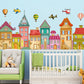 Cartoon-Dinosaurier-Wandaufkleber für Kinderzimmer, Babyzimmer, Wanddekoration, Ceative Vinyl-Raumaufkleber, umweltfreundlicher Heimdekorationsaufkleber