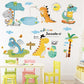 Cartoon-Dinosaurier-Wandaufkleber für Kinderzimmer, Babyzimmer, Wanddekoration, Ceative Vinyl-Raumaufkleber, umweltfreundlicher Heimdekorationsaufkleber